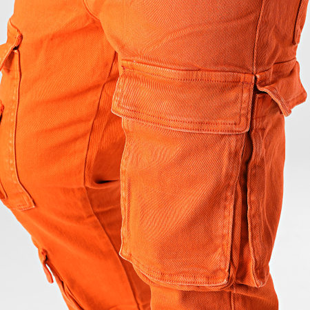 Frilivin - Pantalon Cargo Jean Orange