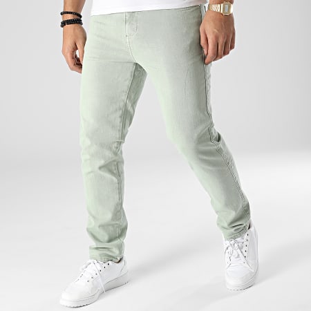 Frilivin - Jeans regular fit verde chiaro