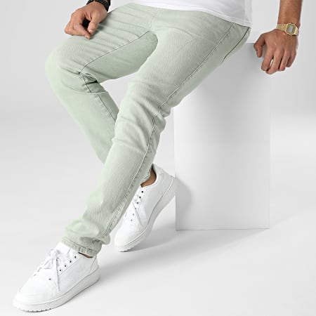 Frilivin - Jeans regular fit verde chiaro
