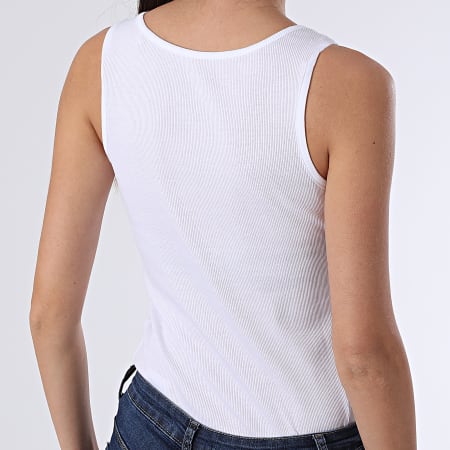 Guess - Camiseta de tirantes para mujer W3RP07-K1814 Rhinestone White