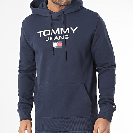 Tommy Jeans - Sweat Capuche Reg Entry 5692 Bleu Marine