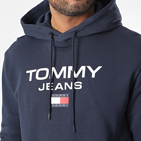 Tommy Jeans - Felpa con cappuccio Reg Entry 5692 blu navy