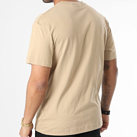 Calvin Klein - Tee Shirt Cotton Comfort 0669 Beige Foncé