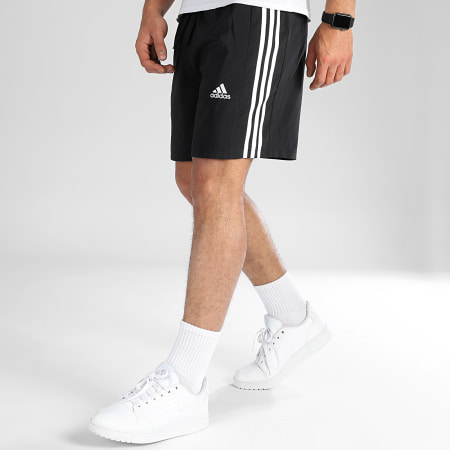 Adidas Performance - Pantalones cortos de jogging con rayas IC1484 Negro