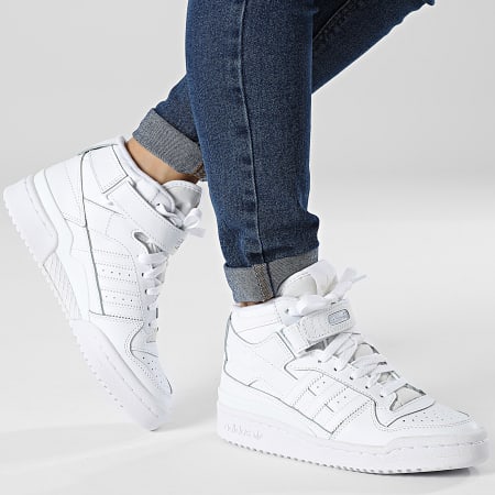 Adidas Originals - Baskets Montantes Femme Forum Mid FZ6473 Footwear White