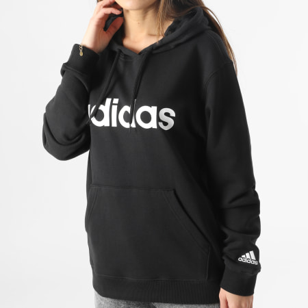 Adidas Sportswear Sweat Capuche Femme Linear IC4426 Noir