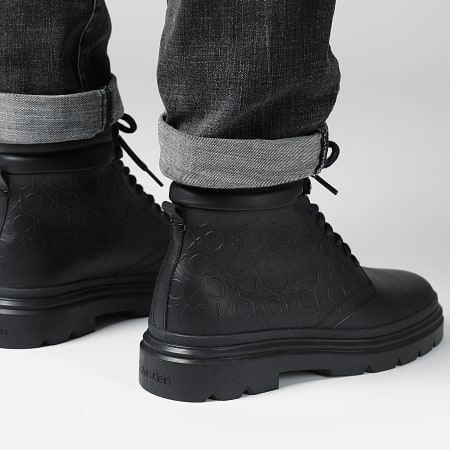 Calvin Klein - Boots Combat Mono 0841 Black Seasonal Mono