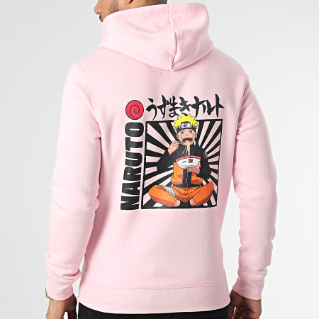 Naruto - Felpa con cappuccio Ramen rosa