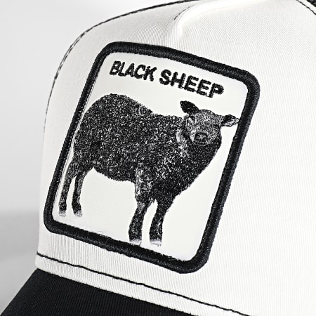 Goorin Bros - Casquette Trucker Black Sheep Noir Blanc