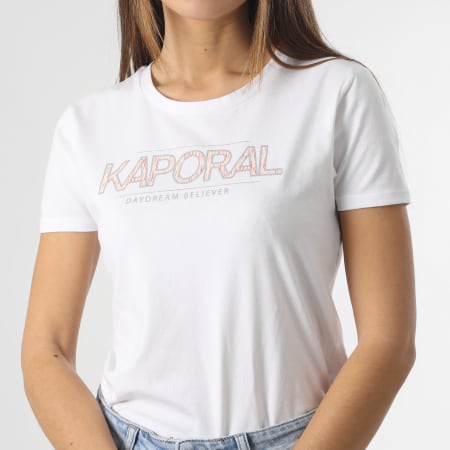 Kaporal - Maglietta da donna Jall Bianco Argento