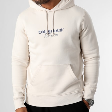 Teddy Yacht Club - Sweat Capuche Maison De Couture Blue Sapphire Beige