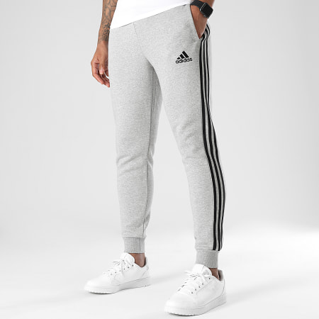 Adidas Sportswear - GM1091 Pantaloni da jogging a righe grigio erica