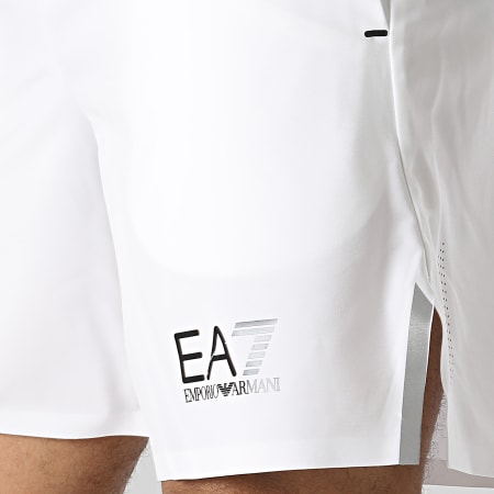 EA7 Emporio Armani - Short Jogging 8NPS07-PN6TZ Blanc