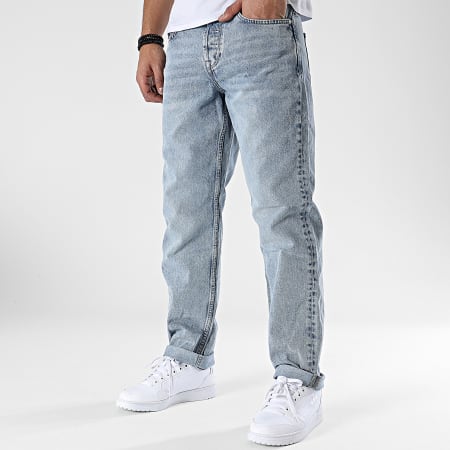 Only And Sons - Jeans di jeans blu allentati con bordo regolare