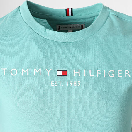 Tommy Hilfiger - Tee Shirt Enfant 0201 Turquoise