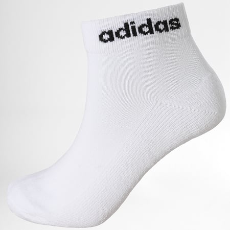 Adidas Sportswear - Lot De 3 Paires De Chaussettes IC1304 Noir Blanc Gris Chiné