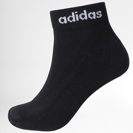 Adidas Sportswear - Lot De 3 Paires De Chaussettes IC1304 Noir Blanc Gris Chiné