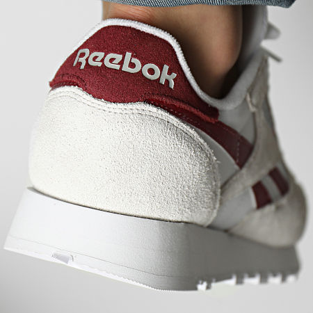 Reebok - Baskets Classic Leather GY7301 Pure Grey Classic Burgundy Footwear White