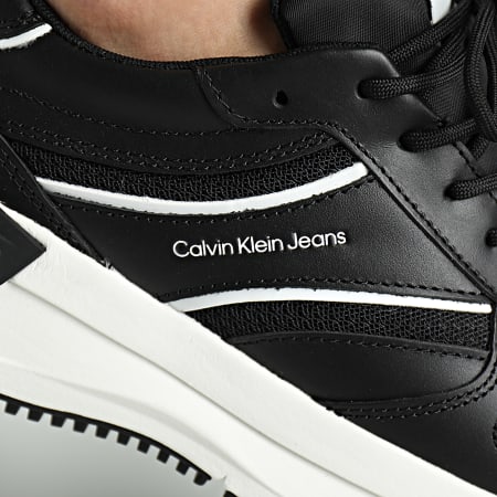 Calvin Klein - Sneakers Chunky Runner Ribbon 0588 Nero Argento
