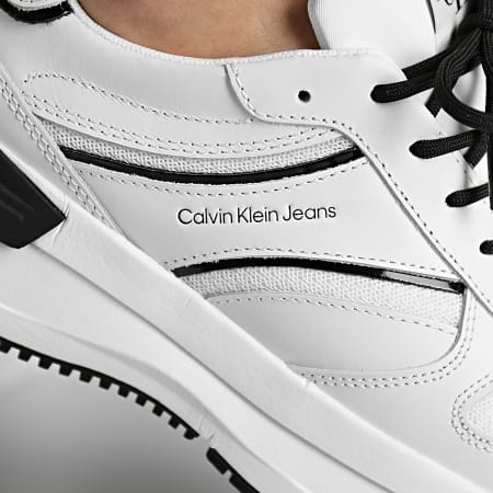 Calvin Klein - Baskets Chunky Runner Ribbon 0588 White Black