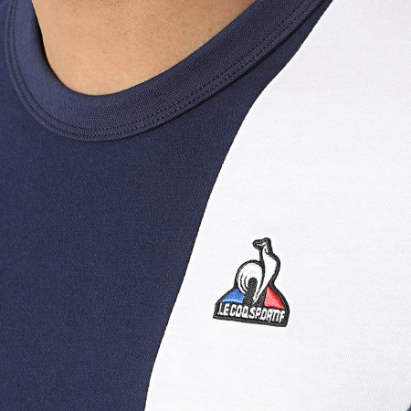 Le Coq Sportif - Tee Shirt Saison 1 N1 2310020 Bleu Marine Blanc