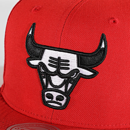 Mitchell and Ness - Casquette Snapback Bred 6HSSMM21027 Chicago Bulls Rouge