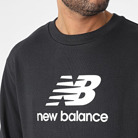 New Balance - Sudadera cuello redondo MT31538 Negro