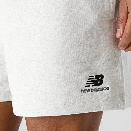 New Balance - US21500 Pantalones cortos de jogging Gris jaspeado