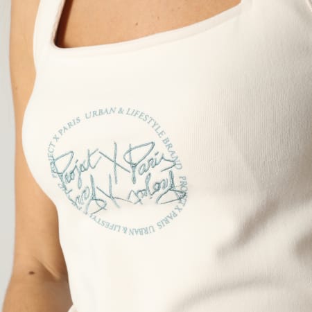 Project X Paris - Camiseta de tirantes para mujer F221120 Beige