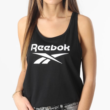 Reebok - Camiseta de tirantes para mujer HB2266 Negro