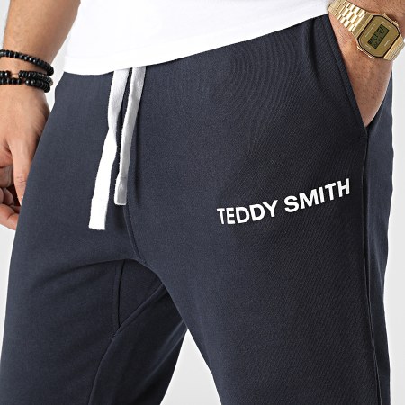 Teddy Smith - Pantalon Jogging Required Bleu Marine - LaBoutiqueOfficielle.com