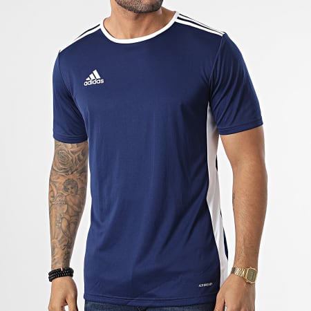 Adidas Sportswear - CF1036 Maglietta a righe blu navy