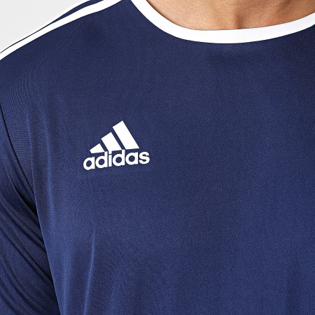 Adidas Performance - CF1036 Camiseta a rayas azul marino