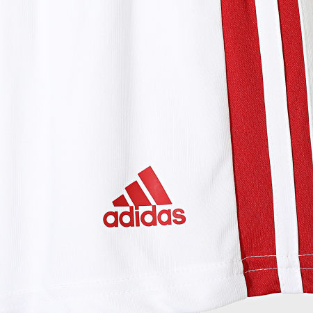 Adidas Sportswear - Pantaloncini da jogging a fascia GN5763 Bianco di Squad 21 per bambini
