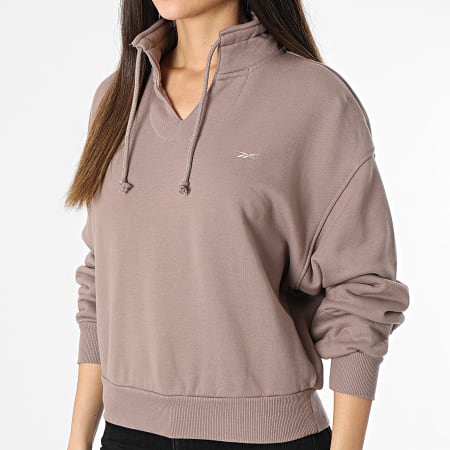 Reebok - Sweat Col Montant Femme Classics HS0397 Taupe