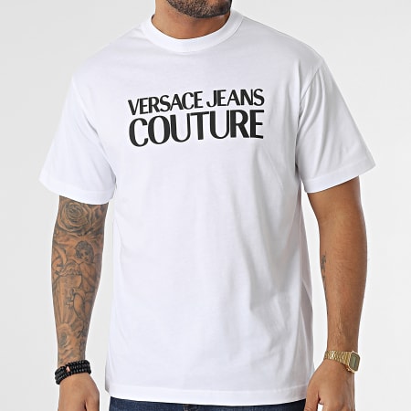 Versace Jeans Couture - Tee Shirt 74GAHT03-CJ00O Blanc