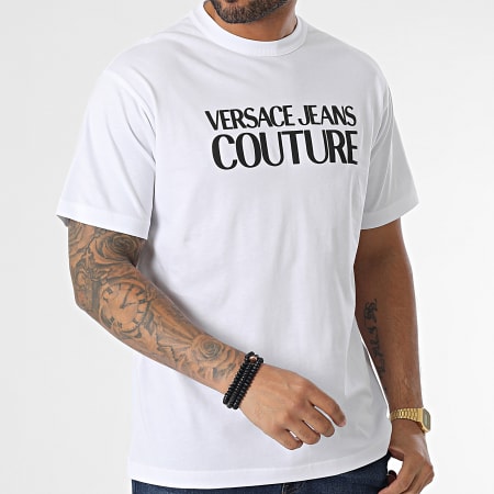 Versace Jeans Couture - Tee Shirt 74GAHT03-CJ00O Blanc