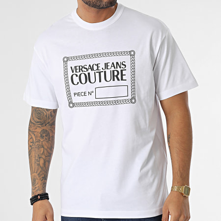 Versace Jeans Couture - Tee Shirt 74GAHT11-CJ00O Blanc