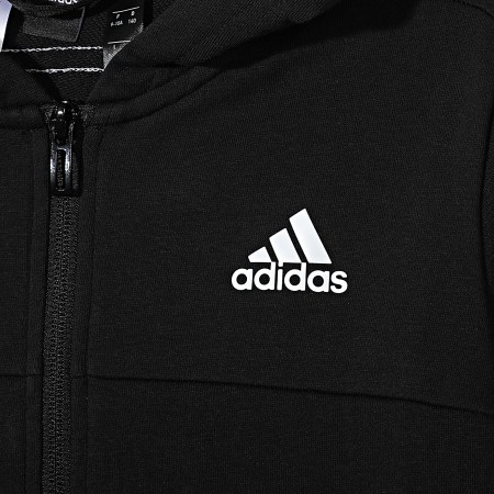 Adidas Sportswear - Ensemble De Survetement A Bandes Enfant Cotton HM2147 Noir