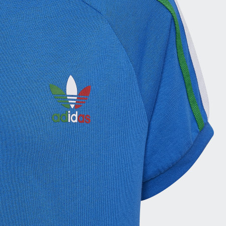 Adidas Originals - Maglietta 3 strisce per bambini HL9410 Azzurro