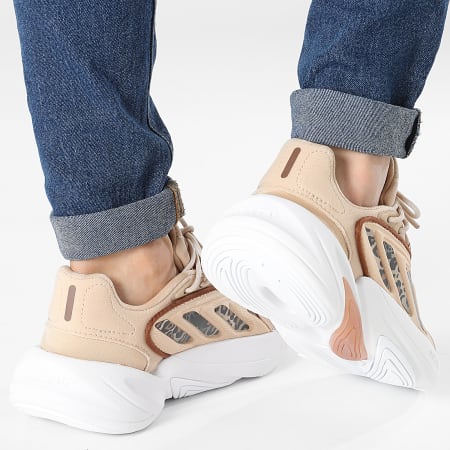 Adidas Originals - Sneakers Ozelio Donna W GY9554 Beige Oro Metallizzato