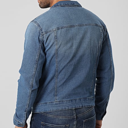 Only And Sons - Giacca di jeans Coin in denim blu
