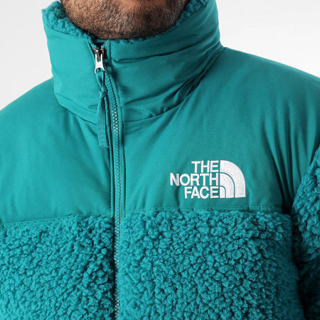 The North Face - Chaqueta polar Nuptse A5A84 Edición Turquesa