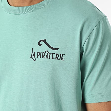La Piraterie - Tee Shirt Oversize Large LPNJF Vert Clair Noir