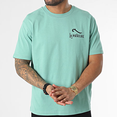 La Piraterie - Camiseta oversize grande LPNJF Verde claro Negro