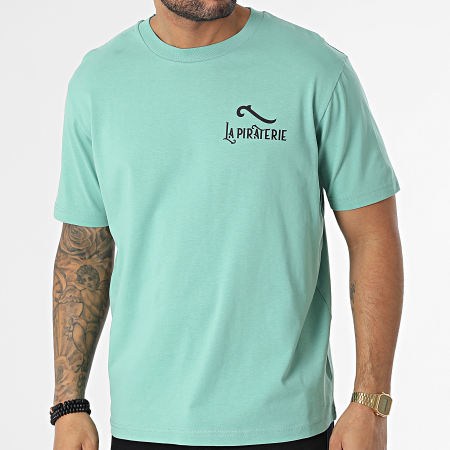 La Piraterie - Camiseta oversize grande LPNJF Verde claro Negro