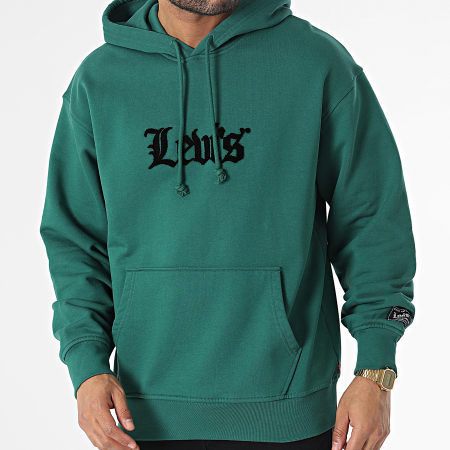 Levi's - Sweat Capuche Relaxed Graphic 38479 Vert