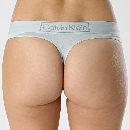Calvin Klein - Tanga de mujer QF6774E Verde claro