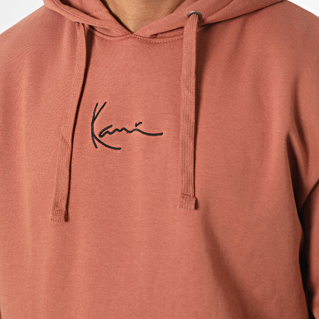 Karl Kani - Sweat Capuche Small Signature Essential 6028218 Brique