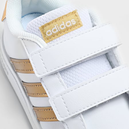 Adidas Sportswear - Grand Court 2.0 CF Footwear Bianco Magico Oro Sneakers per bambini